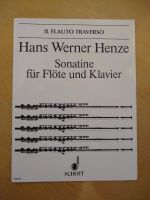 Hans Werner Henze Sonatine Klavier Flöte Schott Noten NEU Bayern - Erding Vorschau