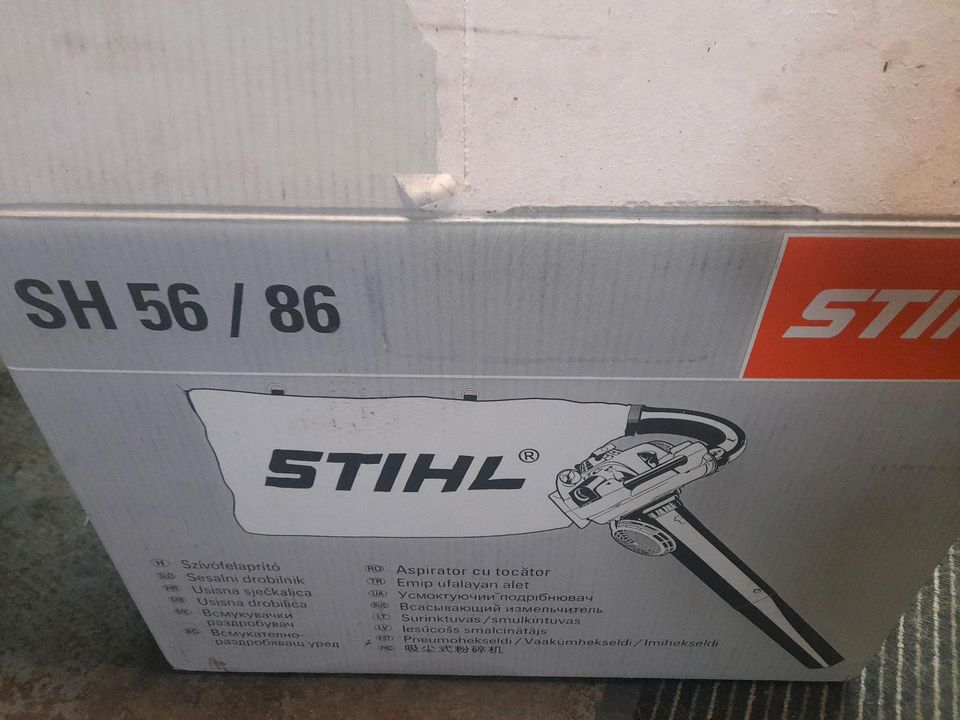 Stihl SH 86 Neu zu verkaufen in Nesse-Apfelstädt