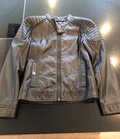 Kunstlederjacke Schwarz Gr.122 Girls Motorradjacke Hessen - Hirzenhain Vorschau