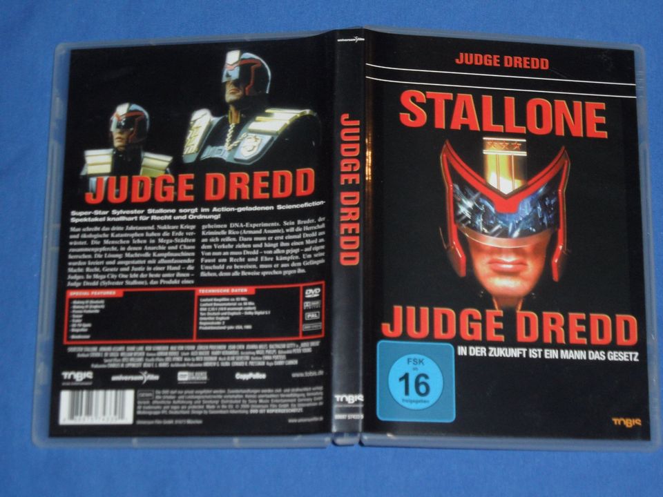 Judge Dredd + Stallone + 1995 + DVD in Ludwigshafen