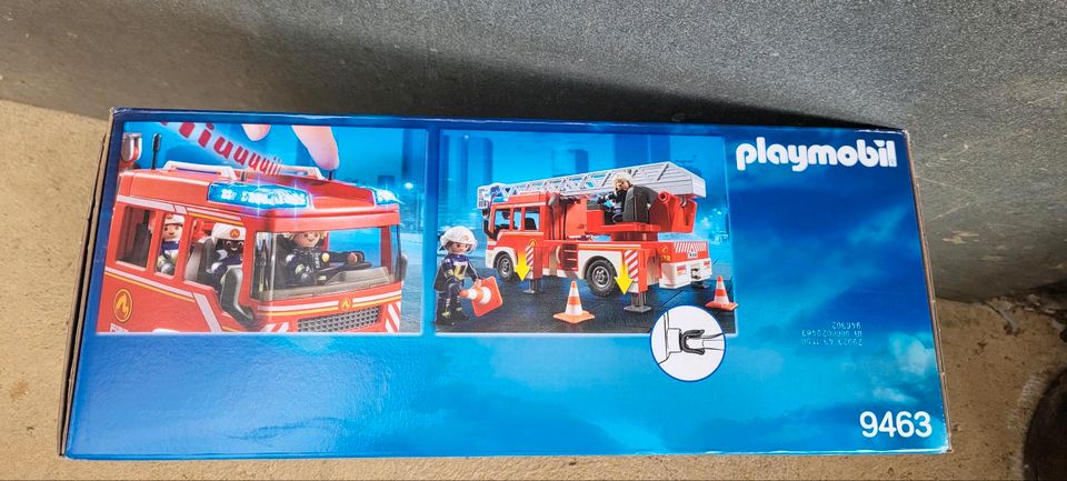 Plamobil City Action Feuerwehr 9463 Leiterfahrzeug in Klingenmünster