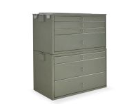 Tragbarer Bundeswehr Arztschrank 2-teilig Metallschrank Zahnarztschrank um 1970 i-1230 Nordrhein-Westfalen - Lüdinghausen Vorschau