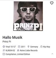 Prinz Pi - Hallo Musik (2011) Vinyl Limited Edition Nordrhein-Westfalen - Lotte Vorschau