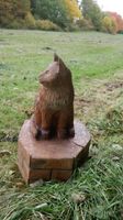 Katze geschnitzt - Kettensäge Motorsäge Carving Holzkunst Hessen - Rotenburg Vorschau