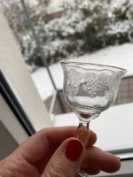 Likör Grappa  Gläser Vintage Shabby  3 Stck. Goldrand Schliff Baden-Württemberg - Schriesheim Vorschau