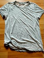 ALL SAINTS lässiges T-Shirt Knoten Saum helles Grau Gr. M / S Baden-Württemberg - Plochingen Vorschau