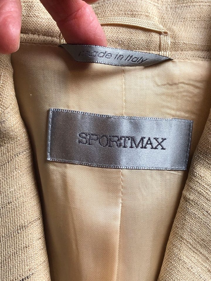 Max Mara Sportmax Kurz Jacket Blazer Hochwertiger 34-36 Feierlich in Gladbeck