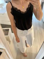 Amisu Spitzen Träger Top Bluse schwarz Gr. S Bayern - Helmbrechts Vorschau