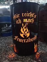 Mir reicht`s - ich mach Feuerabend Feuertonne Ölfass Grill Baden-Württemberg - Schopfheim Vorschau