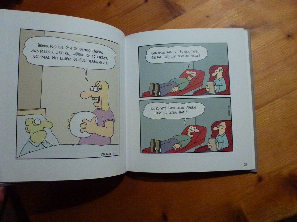 Cartoonbuch Ärzte in Zöllnitz