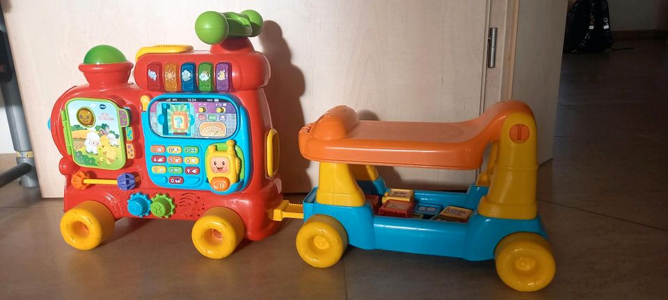 VTech Lauflernwagen ABC-Eisenbahn mit Rutschauto und Spielcenter in Frankfurt (Oder)