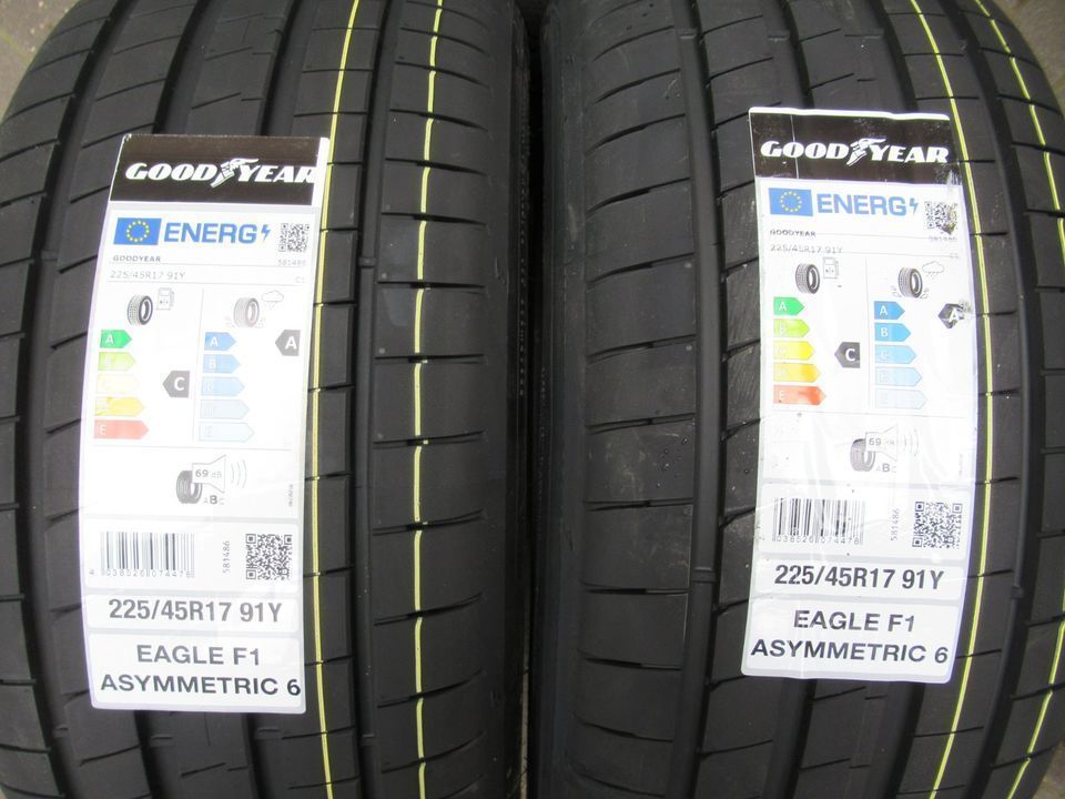 Goodyear Eagle F1 Asymmetric 6 FP 225/45 R17 91Y Sommerreifen Neu in  Rheinland-Pfalz - Ockenheim | Reifen & Felgen | eBay Kleinanzeigen ist  jetzt Kleinanzeigen