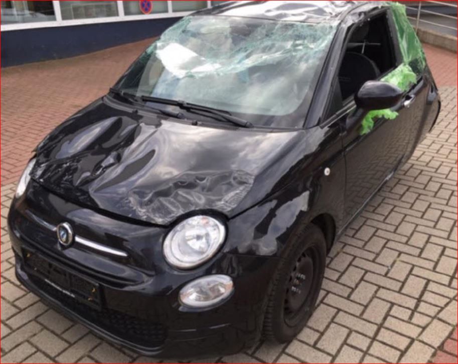 Fiat 500   ELLENATOR mit    Unfall gesucht in Essen