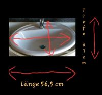 1 Waschbecken weiss 47 cm x 56,5 cm Bad mit 1 x Mischbatterien Nürnberg (Mittelfr) - Großreuth b Schweinau Vorschau