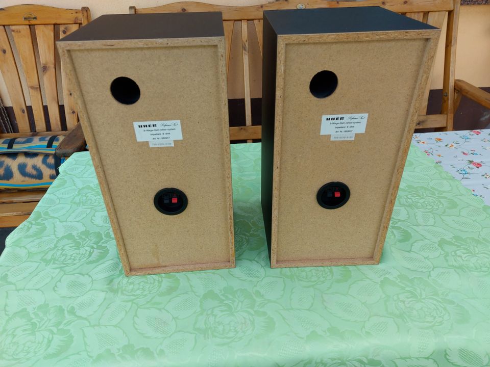 2 Uher, 3 Wege-Baß-refex-system Lautsprecher Boxen in Doberlug-Kirchhain