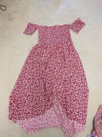 Langes Sommerkleid schulterfrei Blumenmuster Schlitz vorne Hessen - Eppertshausen Vorschau