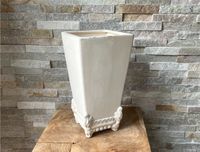 große elegante cremefarbene Vase mit Ornamenten Niedersachsen - Großefehn Vorschau