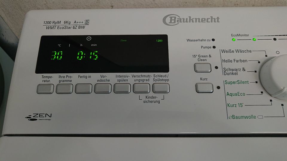 Bauknecht WMT EcoStar 6Z BW  A+++ 6kg 1200 U/min Toplader in Berlin