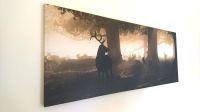 Feeby Frames Leinwandbild 150 x 60 cm Rehe Hirsch Wald Natur Nordrhein-Westfalen - Bad Sassendorf Vorschau