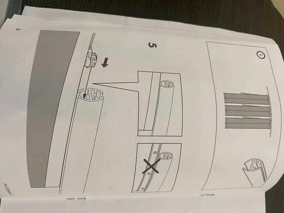 Ikea Kvartal/EVABRITT laufschiene mit integriertem Gardine in Metzingen