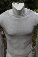 Off Shoulder Pullover Pulli silber grau XS 34 36 Rheinland-Pfalz - Waldfischbach-Burgalben Vorschau