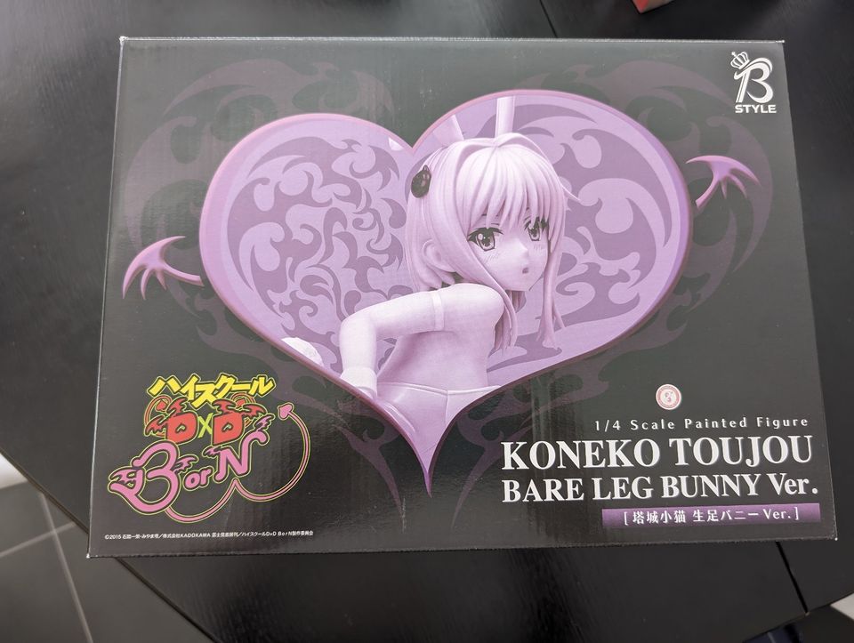 Freeing Highschool DxD Toujou Koneko Bare-leg Bunny Anime Figur in Erbach
