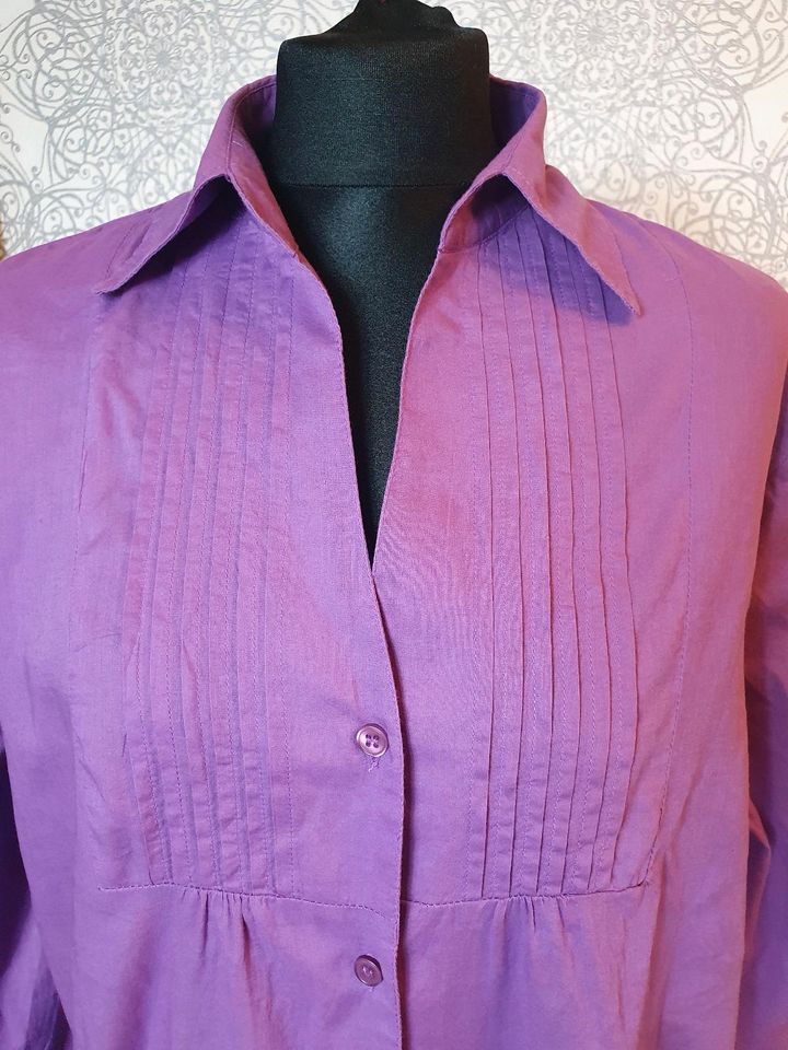 Gina Benotti Bluse Tunika Shirt 44 Batist in Leegebruch