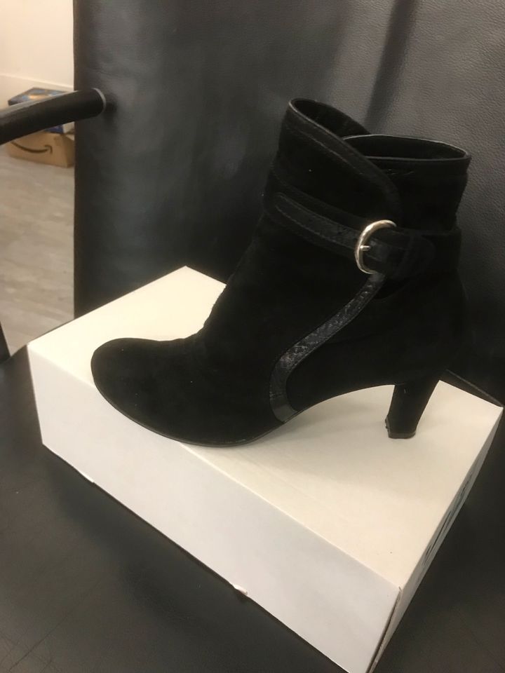 Stiefelette schwarz Gr.36 Versand möglich in Saarbrücken