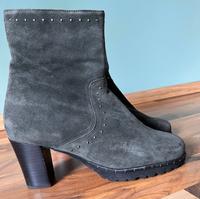 ♥ GABOR → Stiefeletten m. Nieten • Leder • Grün • Gr 6 / 39 | NEU Lindenthal - Köln Sülz Vorschau