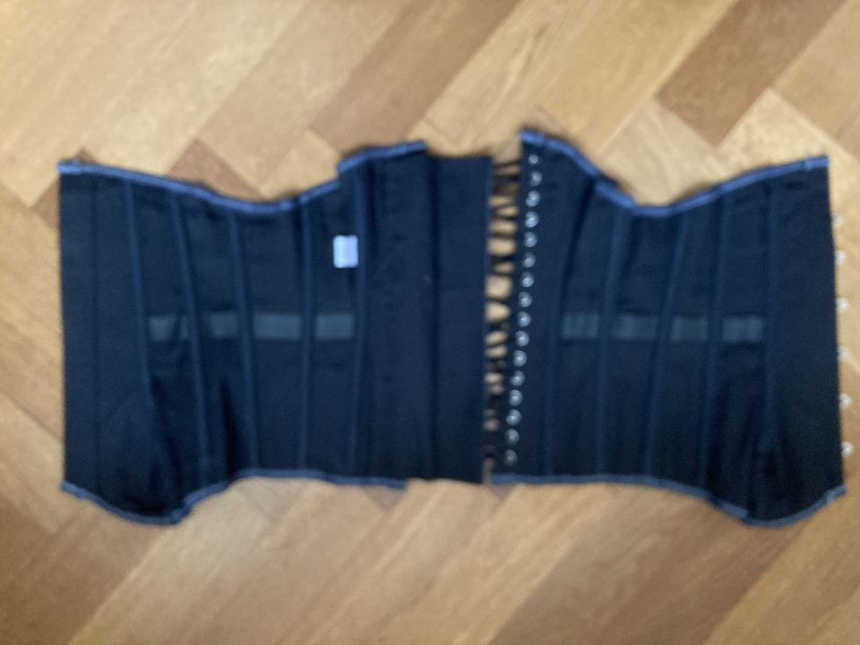 Hochwertiges Jeans Korsett / Corsage, Schnürweite 71cm, neuwertig in Wiesbaden