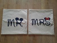 Kissenbezüge Hochzeit Geschenk Mr.&Mrs. Micky Maus Rheinland-Pfalz - Hochdorf-Assenheim Vorschau