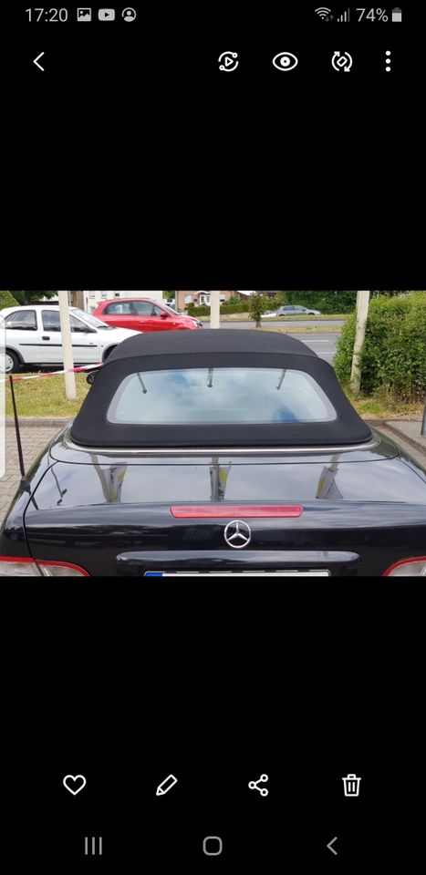 Mercedes CLK Cabrio 2001 Verkauf /Tausch gegen Wohnmobile/ Bus in Hagen