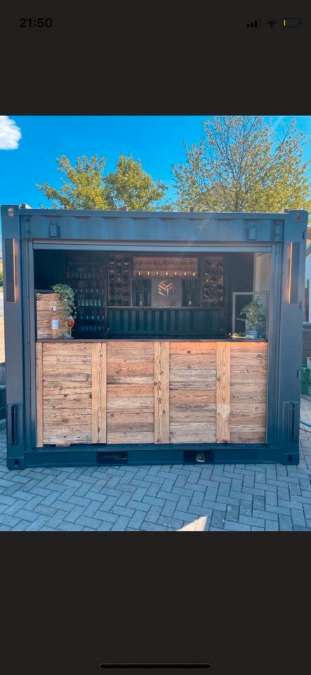 Mobile Theke Ausschankwagen foodtruck Zapfanlage Containerbar in Eppstein