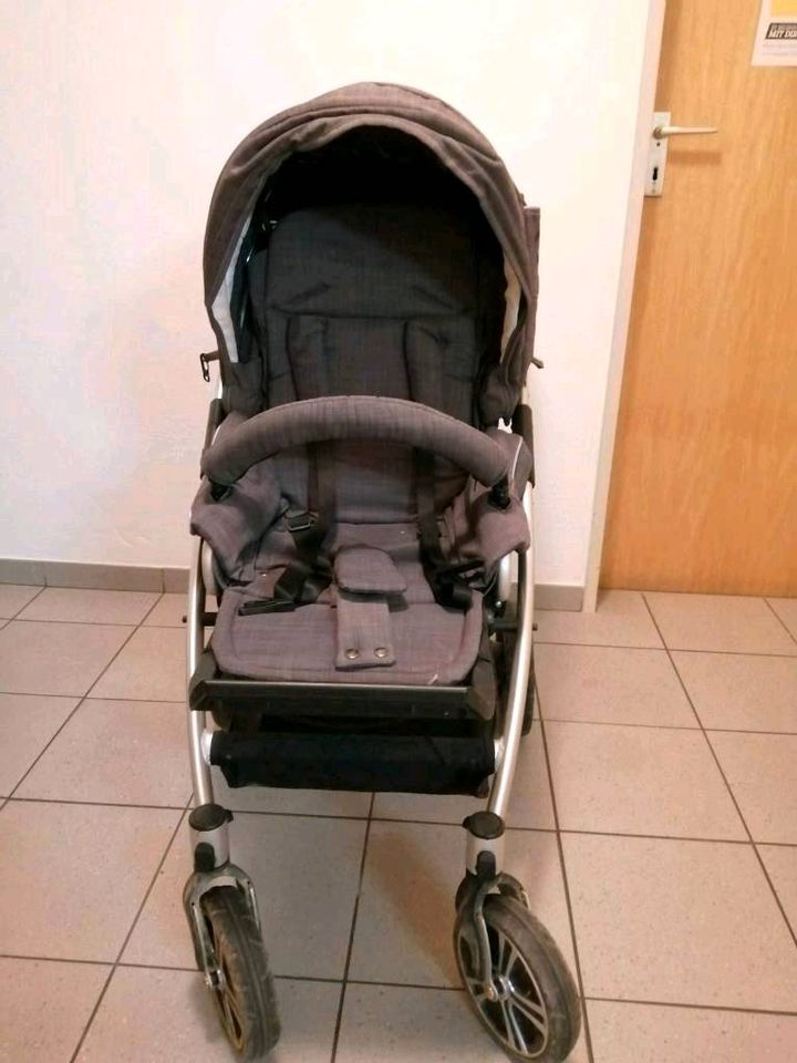 Gesslein F4 Kombi-Kinderwagen inklusive Fußsack (Winter) und Muff in Goldbach