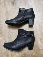 Neuwertige Rieker Stiefeletten Gr. 40 schwarz Niedersachsen - Badbergen Vorschau