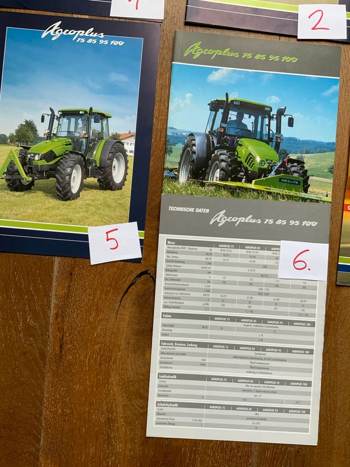 Orig. DEUTZ FAHR Agrotron Traktor Schlepper Prospekt Sammlung in Voerde (Niederrhein)