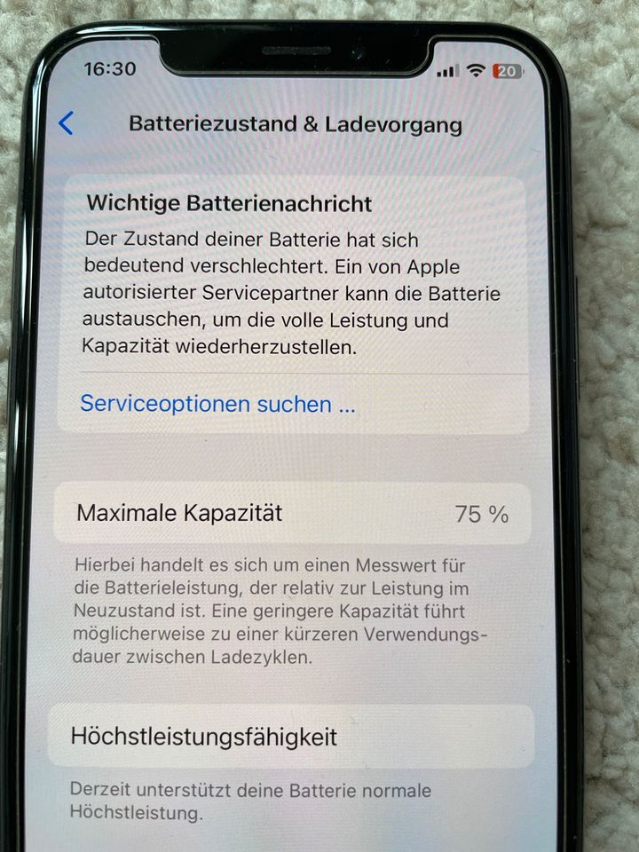 Apple IPhone XS Schwarz 32GB in Bottrop