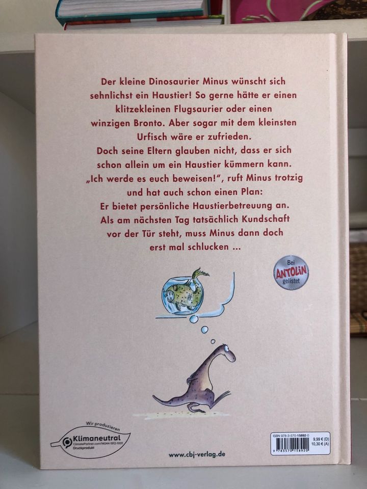Minus Drei wünscht sich ein Haustier Kinderbuch in Berlin