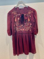 Damen Kleid Zara Gr. M Boho Blogger Blume stickerei Saarland - St. Wendel Vorschau