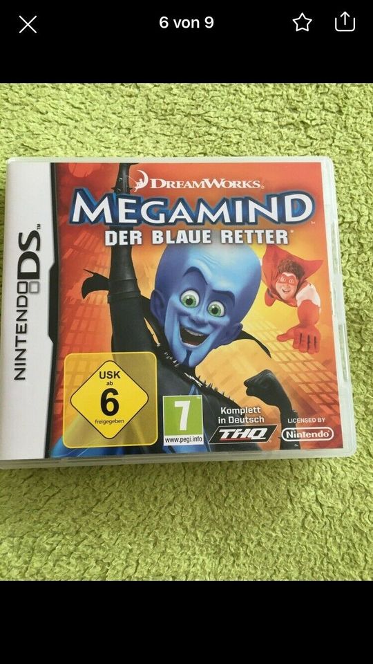 ❤️ Megamind der blaue Ritter❤️Nintendo DS Spiel❤️ in Schleiz