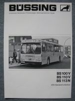 Büssing Original Prospekt  BS 100V,110 V,113 N von 1969 Niedersachsen - Braunschweig Vorschau