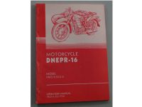 Motorcycle Dnepr MT 16 Operation Manual in English Nordrhein-Westfalen - Kamen Vorschau