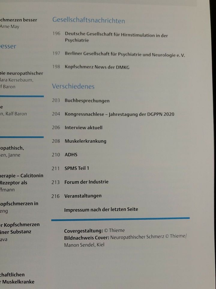 Nervenheilkunde Von Kopf bis Fuß- Schmerzen besser erkennen und b in Wickede (Ruhr)