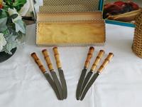 Verkauf von Vintage DDR Tomatenmesser mit Bambusgriff Sachsen-Anhalt - Kemberg Vorschau