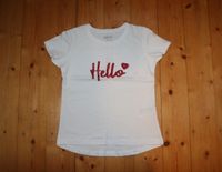 cooles T-Shirt, weiß, mit Pailletten, Gr. 122  *NEU* Thüringen - Waltershausen Vorschau