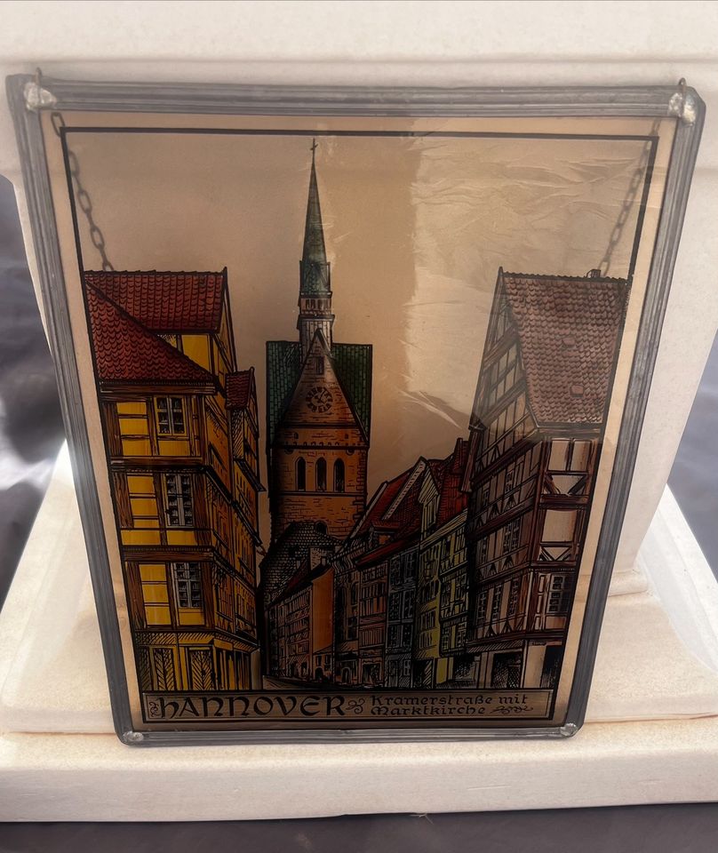 Bleiverglasung Fensterbild Hannover Kramerstraße / Marktkirche in Leinefelde