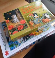 3 Puzzles, je 1000 Teile, Hunde und Katzen Rheinland-Pfalz - Trier Vorschau