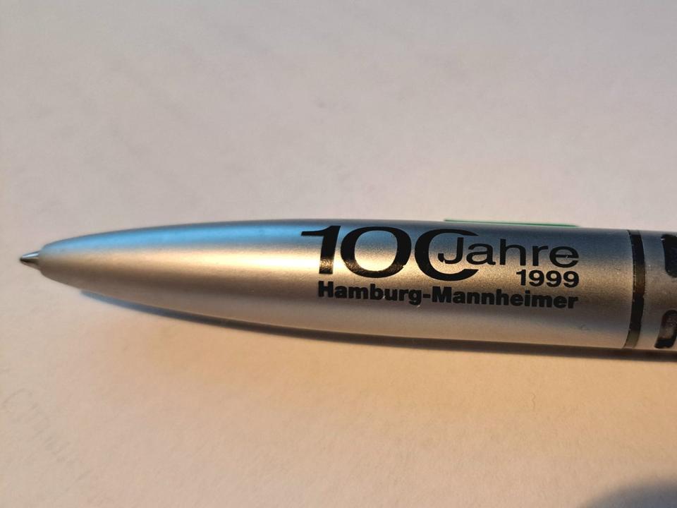 100 Jahre - Hamburg-Mannheimer 1999 - Kugelschreiber inkl.Versand in Konstanz