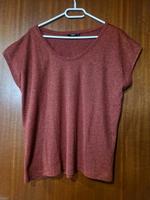 Only Tshirt Glitzer Dunkelrot Gr XL Nordrhein-Westfalen - Elsdorf Vorschau