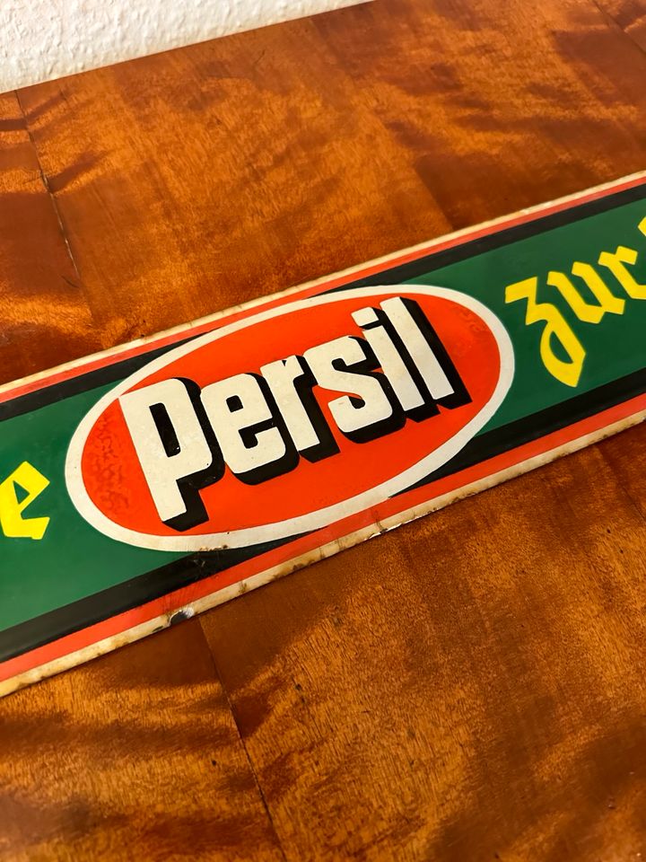 altes Emaille Schild „ Für alle Fälle Persil zur Stelle top in Aschersleben